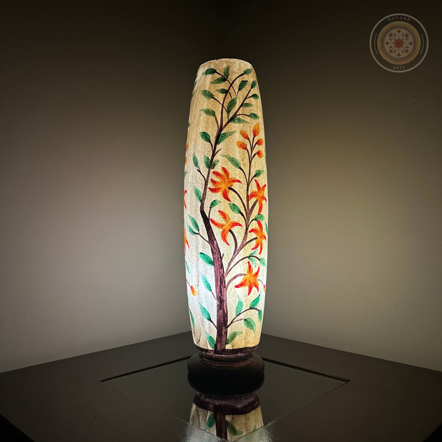 Camel Skin Bottle Shaped Lamp