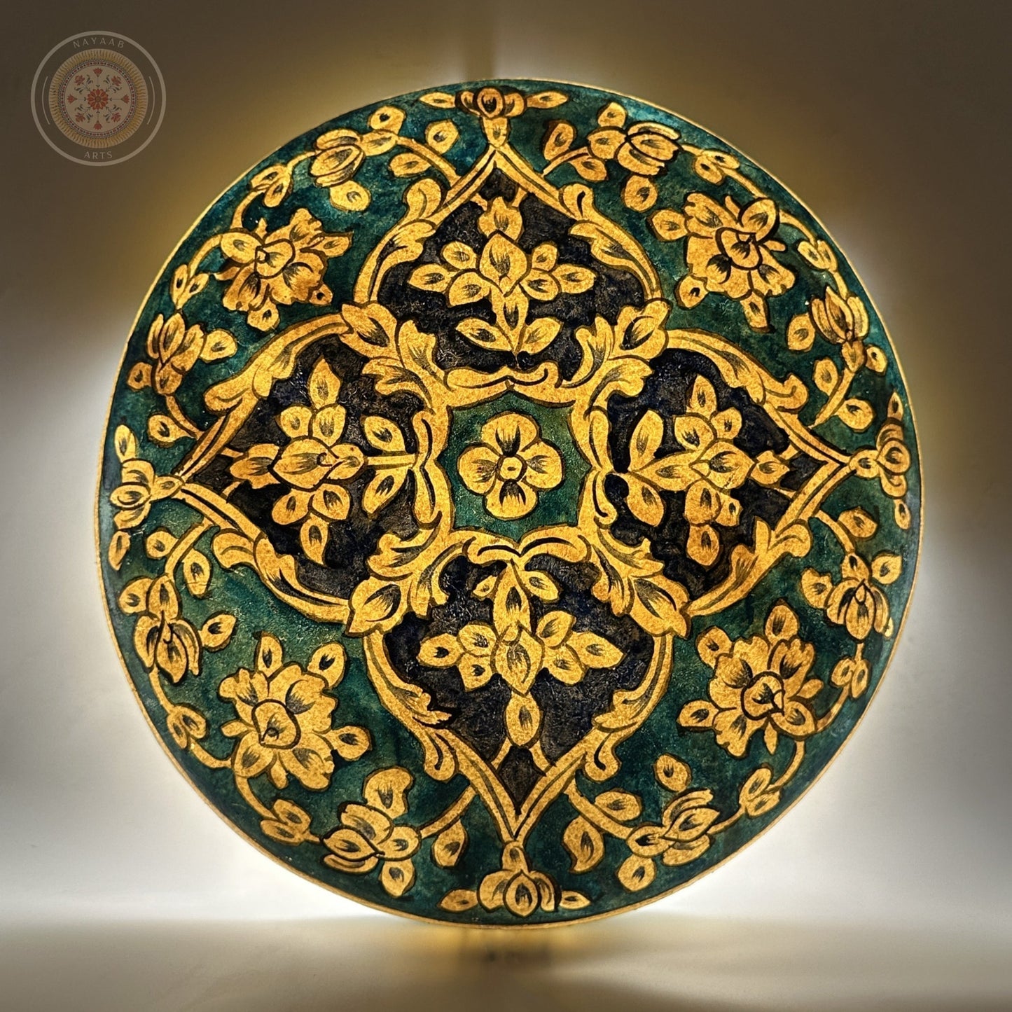 Camel Skin Wall Plate Lamp