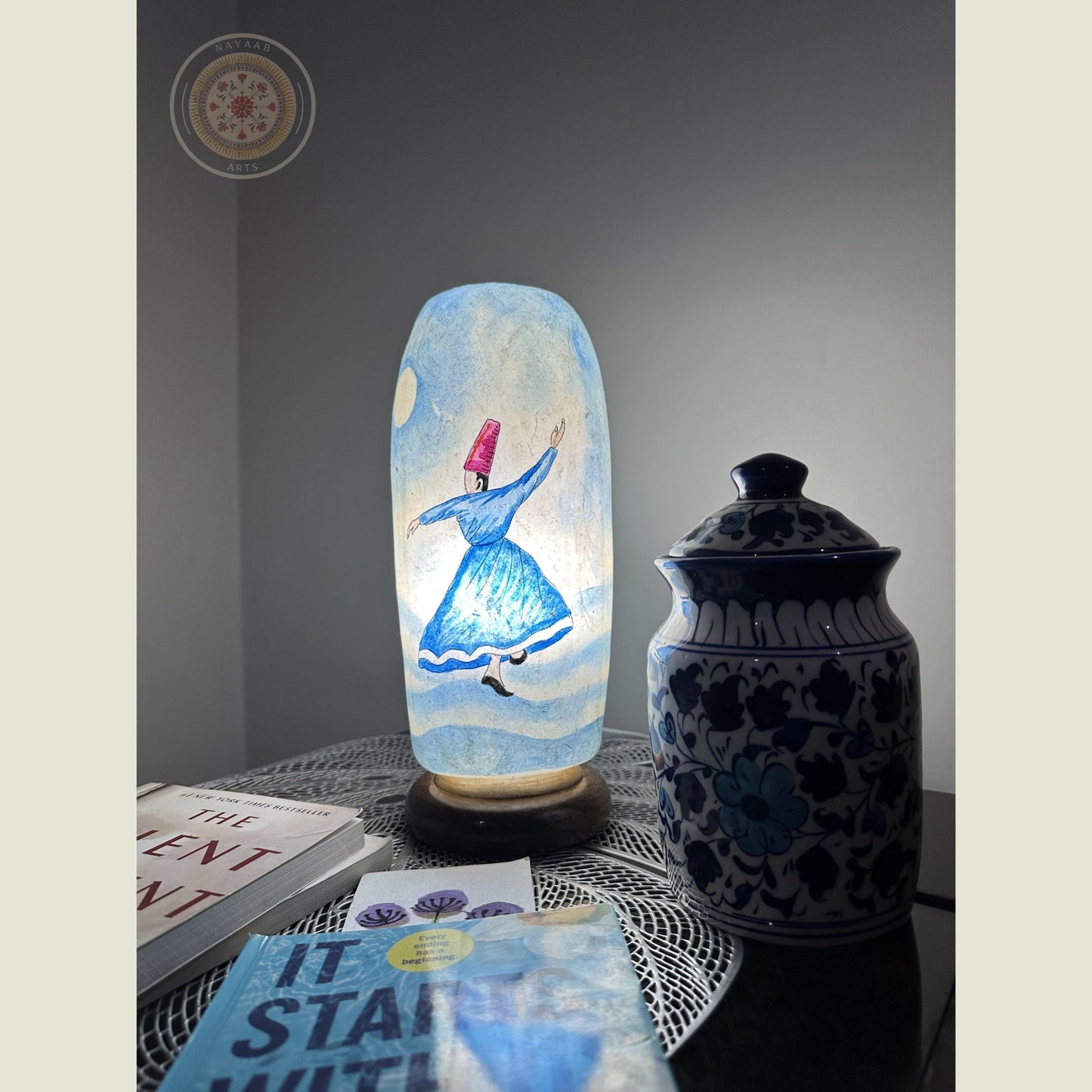 Camel Skin Bottle Shaped Lamp