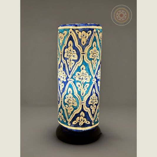 Camel Skin Glass Shaped Lamp