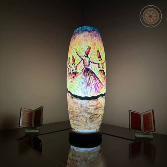 Camel Skin Bottle Shaped Lamp