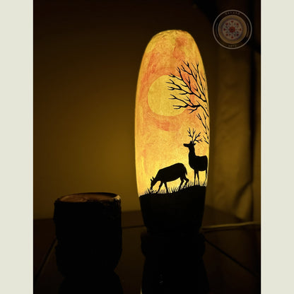 Camel Skin Bottle Shaped Lamp