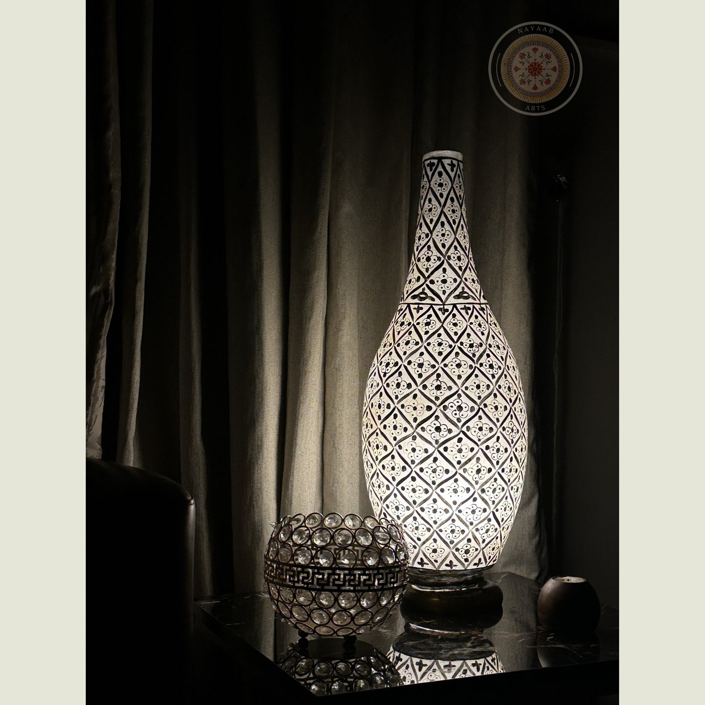 Camel Skin Surahi Lamp