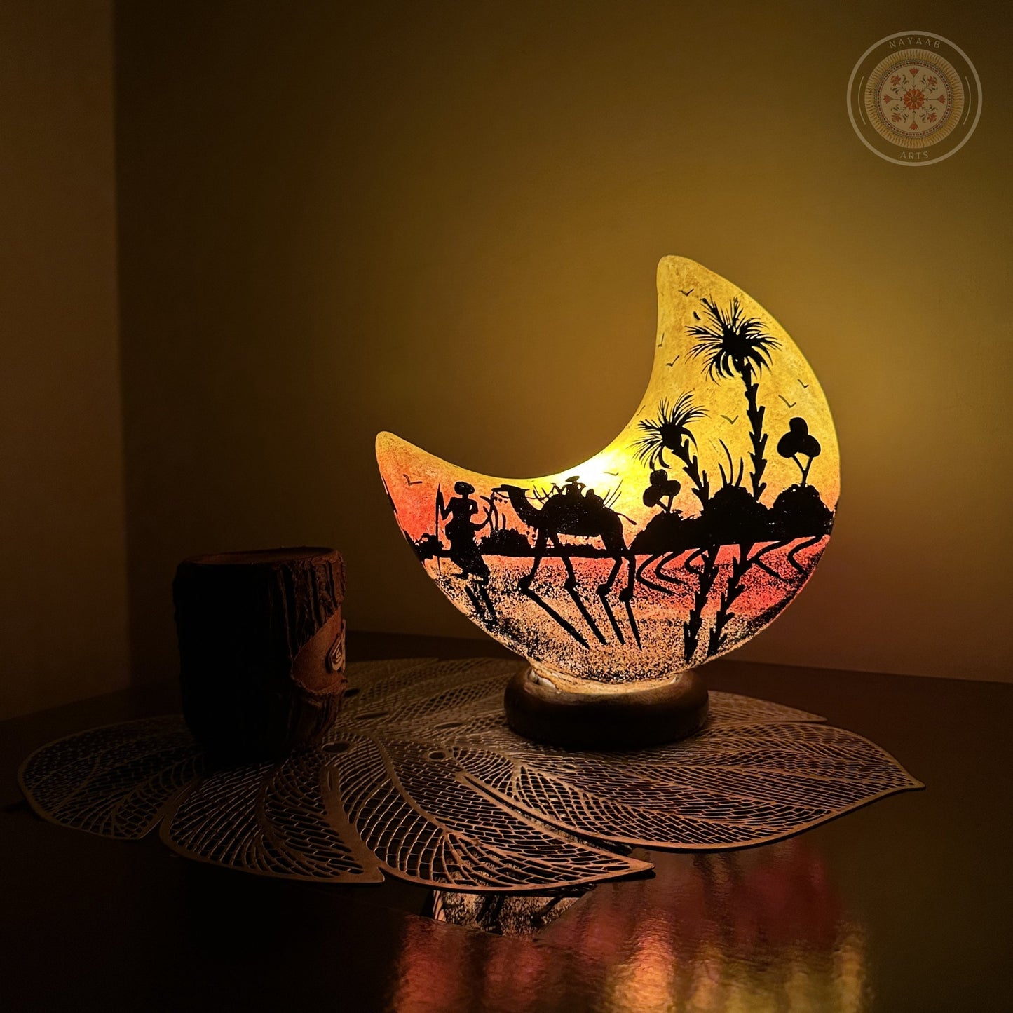 Camel Skin Moon Lamp
