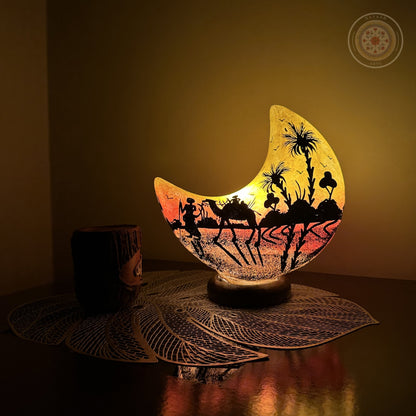 Camel Skin Moon Lamp