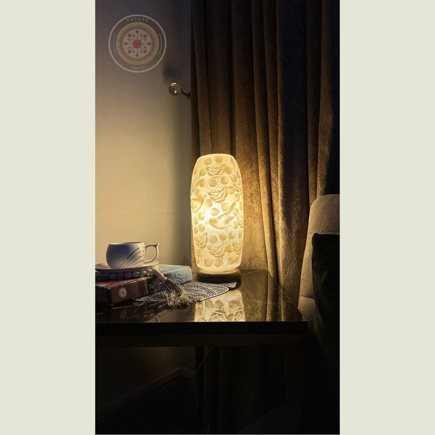 Camel Skin Bottle Shaped Lamp