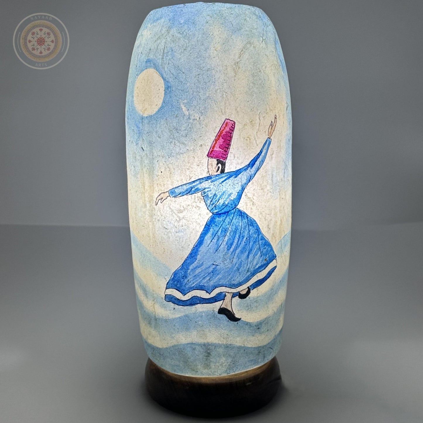 Camel Skin Bottle Shaped Lamp