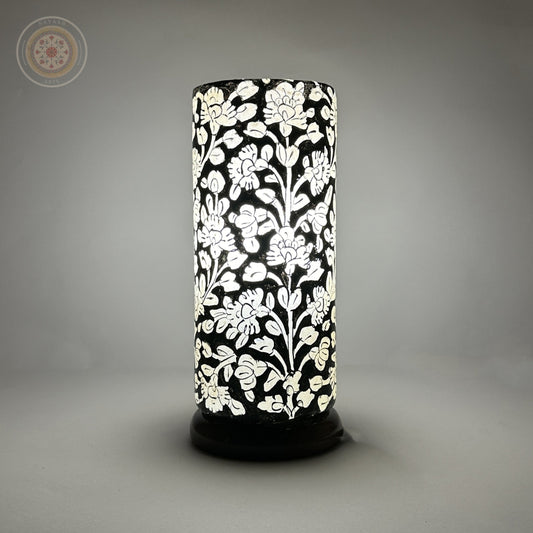 Camel Skin Glass Shaped Lamp