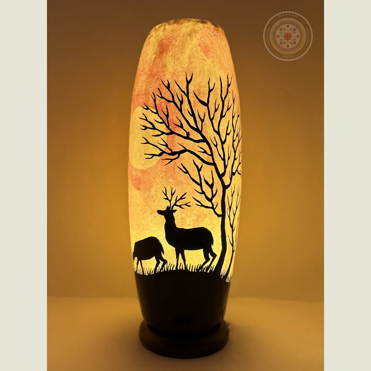 Camel Skin Bottle Shaped Lamp