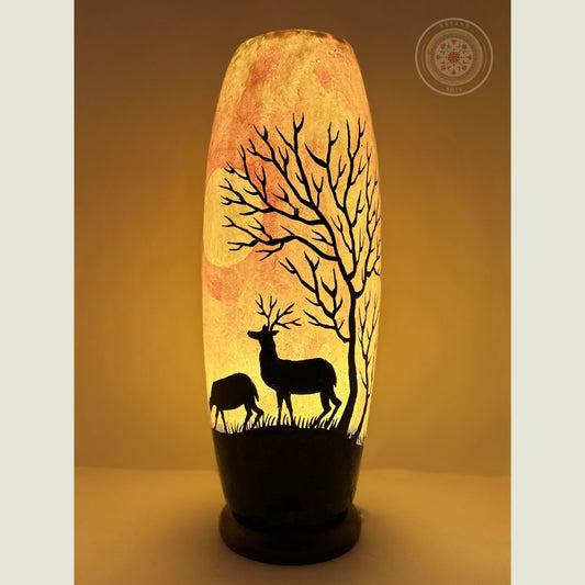 Camel Skin Bottle Shaped Lamp