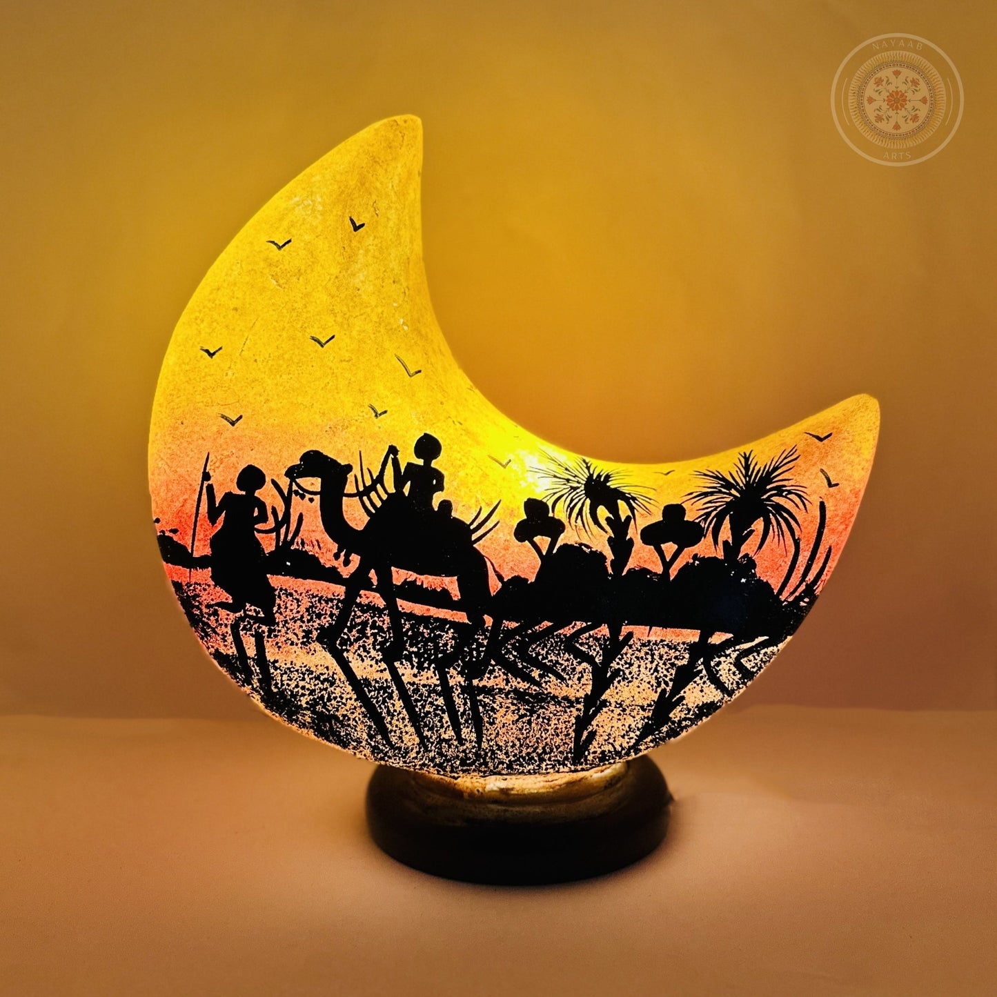 Camel Skin Moon Lamp